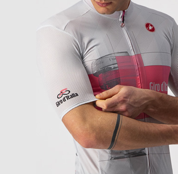 Maillot Castelli Trofeo Rosa manga